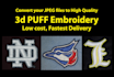 professional custom embroidery digitizer an hours