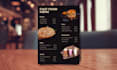 design amazing food restaurant menu