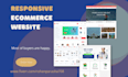 build ecommerce website with HTML CSS bootstrap and js