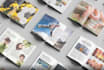 create a creative magazine layout design