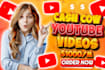 create top 10 faceless cash cow youtube videos