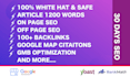 do local SEO to improve the ranking position