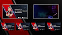 create dope animated twitch overlay, screen, panel, facecam