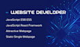 make react next js business portfolio,custom landing webpage