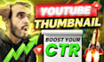 design amazing youtube thumbnail that attract viewers
