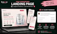 design a high converting wordpress landing page in elementor