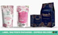 creative mylar bag, product packaging design, pouch design, label design