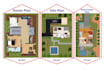 render real estate floor plan, site plan, master plan landscape and city permit