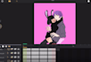 create a 2d anime animation or GIF for you