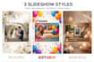 create a professional photo slideshow video with music in 24h