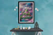 do wall art, background designs for etsy and e stores