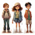 draw your children comic illustration