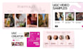 design a professional ugc portfolio website