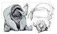 create a creature concept sketch or polished illustration