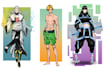 create anime style character design and design seeds