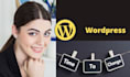 make wordpress changes, customize and fix wordpress