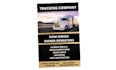 design dispatch, truck, logistic and freight poster flyer