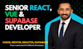 be your vuejs, nuxtjs, next js, nodejs, javascript and supabase developer