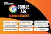 setup high quality google ads, adwords, campaigns