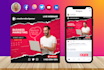 do urgent social media posts and banner ads design within 6 hours
