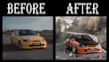 modify your car using photoshop
