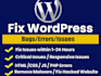 fix all bugs in your website, bug fix and technical support