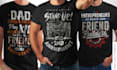 create amazing typography and custom t shirt design