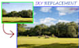 do image background sky replacement or change professionally