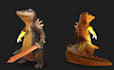 model from your concept in stylized 3d with textured props, characters, items