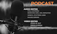 edit podcast audio and video