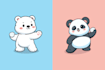 create cute cartoon character for sticker and mascot