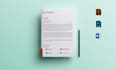 design professional letterhead in editable format