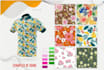 design unique seamless pattern fashion fabric and wallpaper
