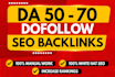 create high authority niche related backlinks