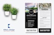 design plumbing door hanger, postcard