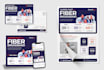 create broadband internet flyer, postcard, door hanger, banner design