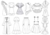 create flat sketches technical drawing fashion design