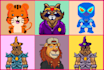 create simple pixel art nfts traits for nft art project