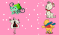design creative cute 2d cartoon character
