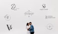 do custom wedding logo, beautiful initials, monogram, photography, signatures
