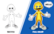 draw cartoon character, monster