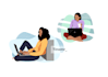 design 2d illustration for your website