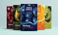 do product label, box, and pouch packaging design