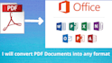 convert any type of files into PDF form