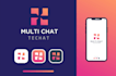 design modern flat minimalist, tech, app, saas, software, crypto, agency logo