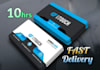 create 2 different business card design with print ready files