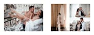 design a custom wedding album layout for ready to  print