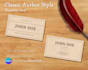 design outstanding thematic business card canva template