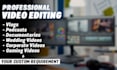 do professional video edit, youtube video editing