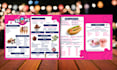 create professional coffee menu for your restaurant or cafe